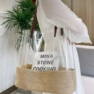 Giỏ trong suốt thời trang 131